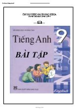 Tự chọn Tiếng Anh 9 - Ôn tập theo sách giáo khoa dành cho học sinh Lớp 9